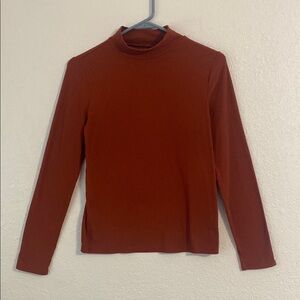Women's Rust Long Sleeve Top